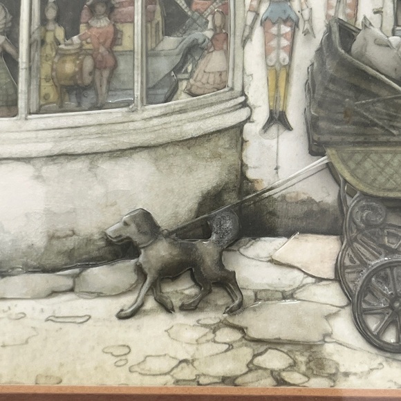 Anton Pieck Art Print in Wooden Frame - Picture 10 of 13